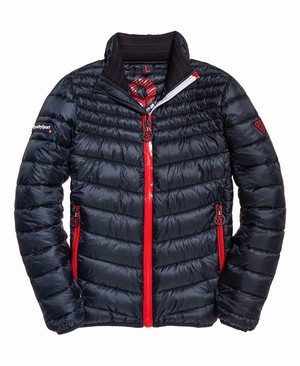 Superdry Eco Fuji Férfi Kabát Sötétkék | PJRAV8931